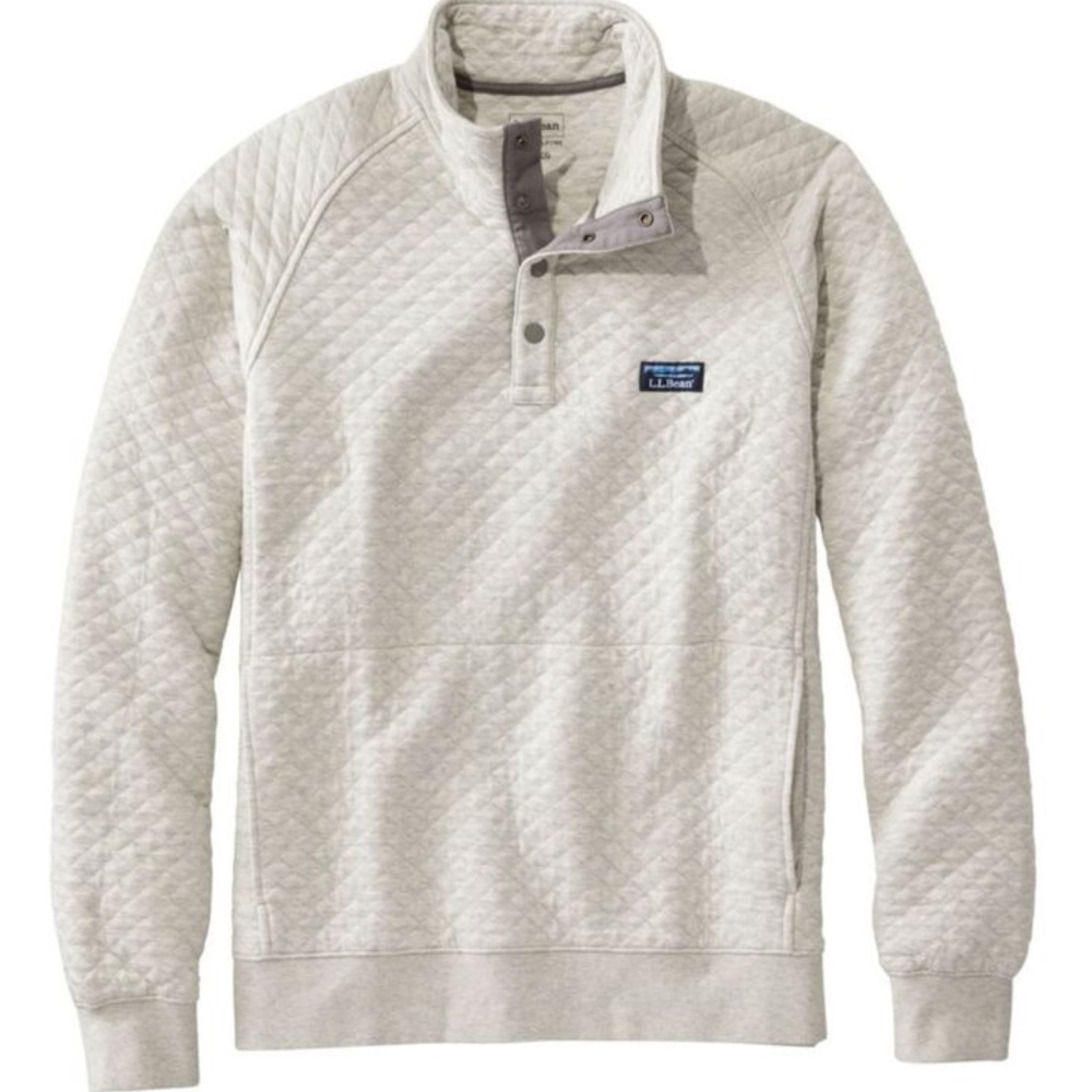 L.L. Bean Men's Quilted Sweatshirt Pullover S